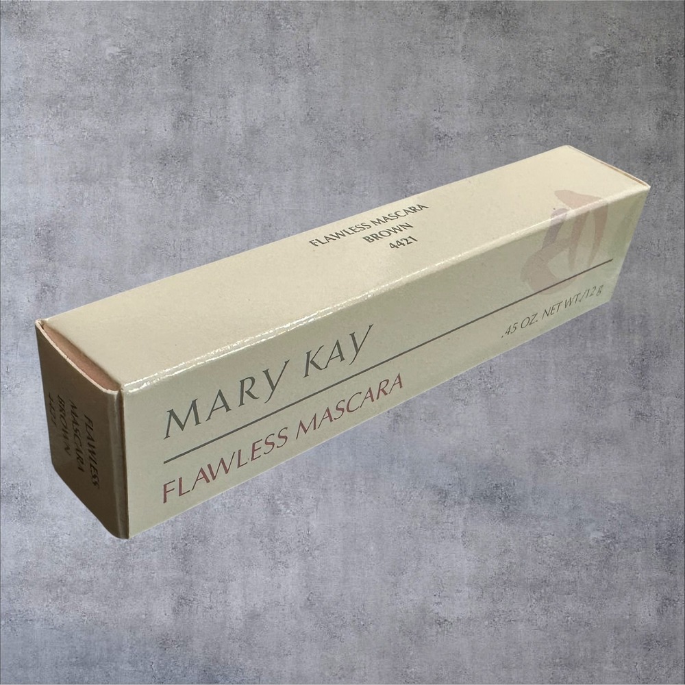 Mary Kay Flawless Mascara Brown 4421 New‎ In Box .45 oz 12g Made in USA